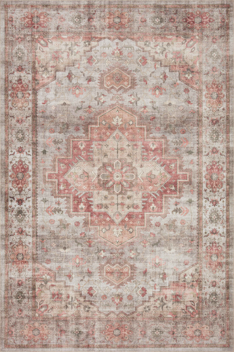 Heidi Rug in Dove & Spice