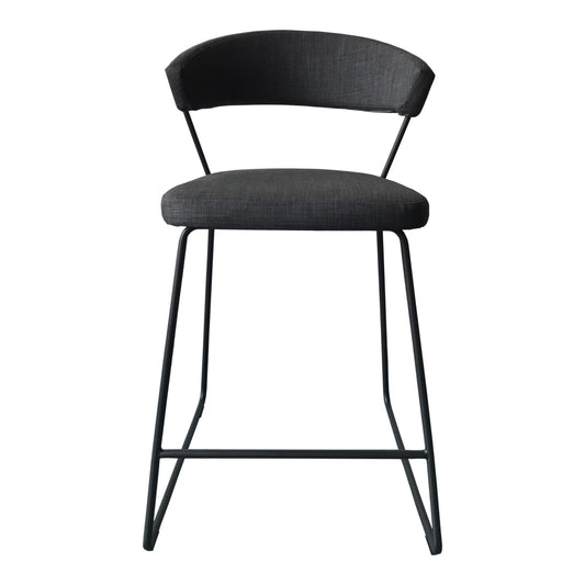 Moe's Home Adria Counter Stool in Dark Grey (36.5" x 22" x 25") - HK-1022-25