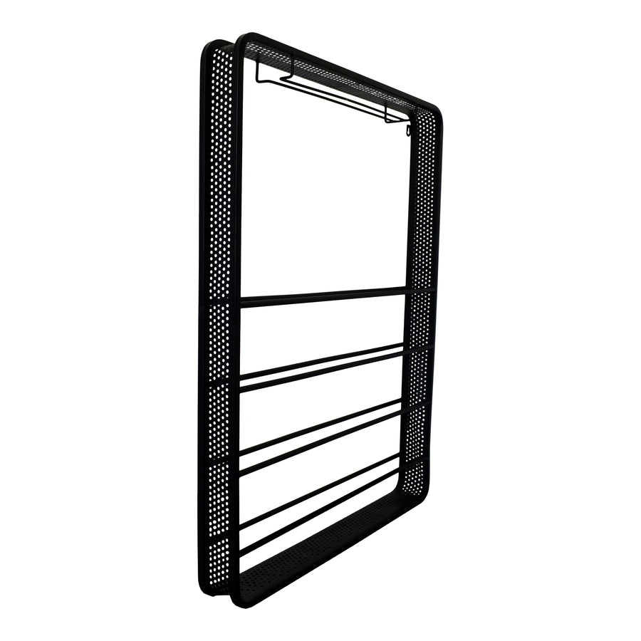 Moe's Home Bodega Wine Rack in Black (35' x 28' x 3') - HU-1128-02