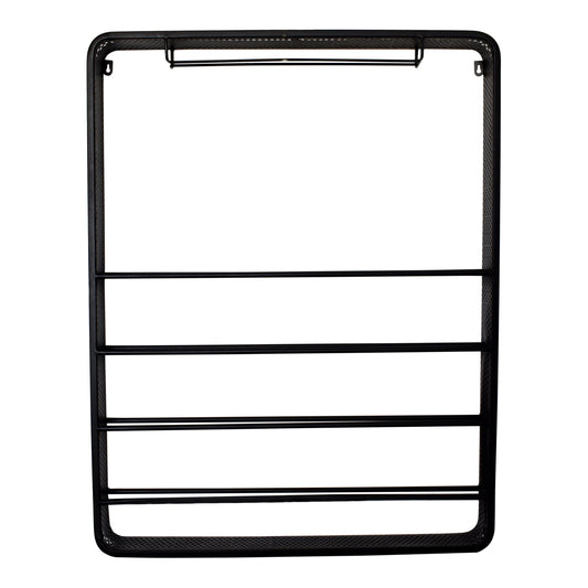 Moe's Home Bodega Wine Rack in Black (35" x 28" x 3") - HU-1128-02