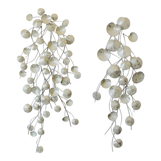 Moe's Home Aurelia Wall Sculpture in White (55" x 24.5" x 4") - HZ-1019-18