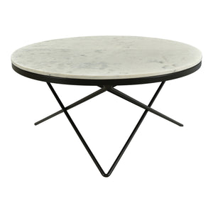 Moe's Home Haley Coffee Table in Black & White (16' x 32' x 32') - IK-1002-02