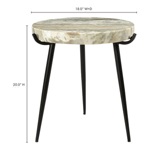 Moe's Home Brinley Accent Table in Light Brown (20' x 18' x 18') - IK-1008-21
