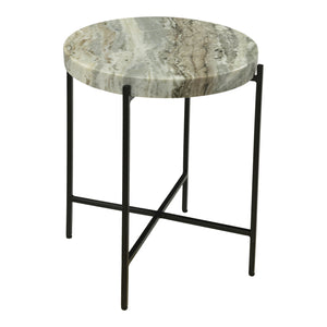 Moe's Home Cirque Accent Table in Brown (22' x 18' x 18') - IK-1010-21