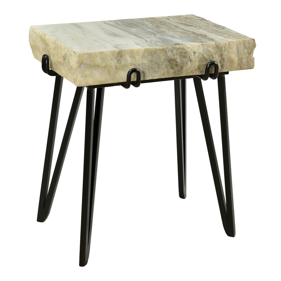 Moe's Home Alpert Accent Table in Sand (21.5' x 19' x 13') - IK-1011-21