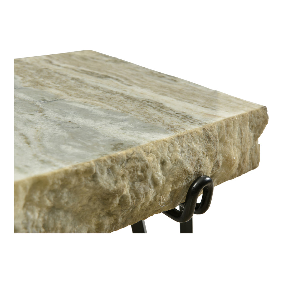 Moe's Home Alpert Accent Table in Sand (21.5' x 19' x 13') - IK-1011-21
