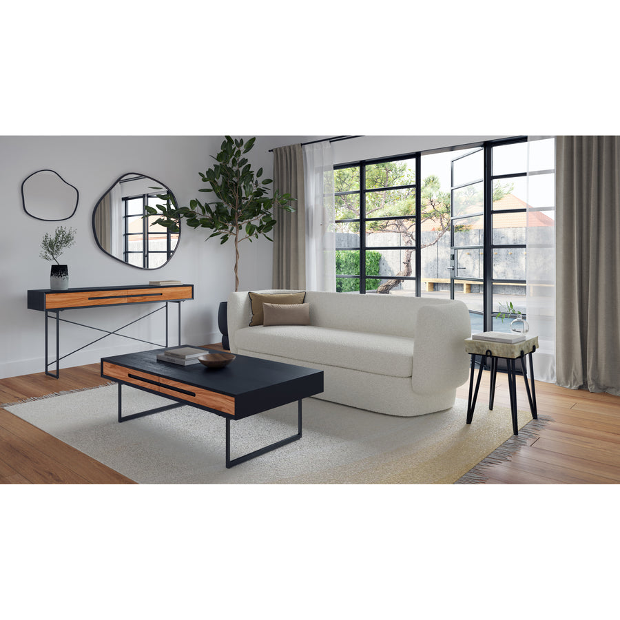 Moe's Home Alpert Accent Table in Sand (21.5' x 19' x 13') - IK-1011-21