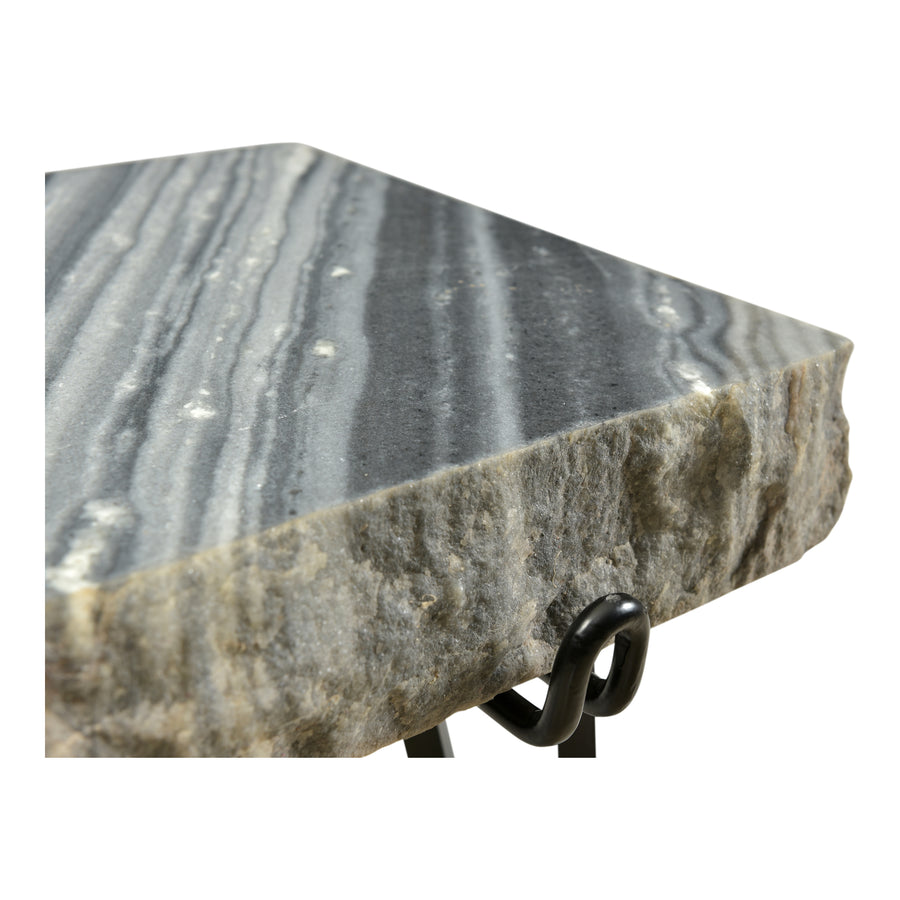 Moe's Home Alpert Accent Table in Grey (21.5' x 19' x 13') - IK-1011-25
