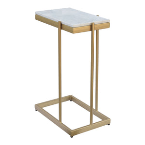 Moe's Home Sulu Accent Table in White (25' x 17.25' x 10.75') - IK-1019-18