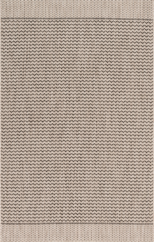 Isle Rug in Grey & Black