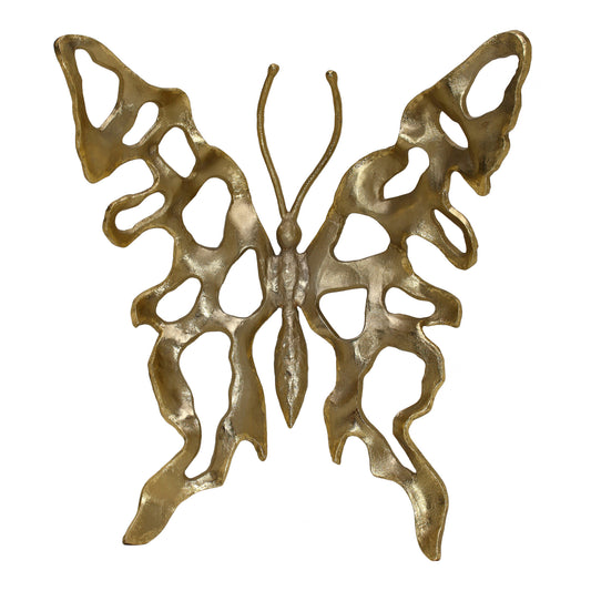 Moe's Home Metal Wall Sculpture in Gold (28" x 22" x 12") - IX-1109-49