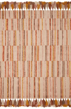 Jamila Rug in Oatmeal & Santa Fe Spice