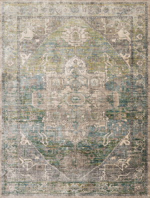 Javari Rug in Grass & Ocean
