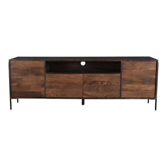 Moe's Home Tobin Media Console in Brown (26" x 76" x 18") - JD-1004-12
