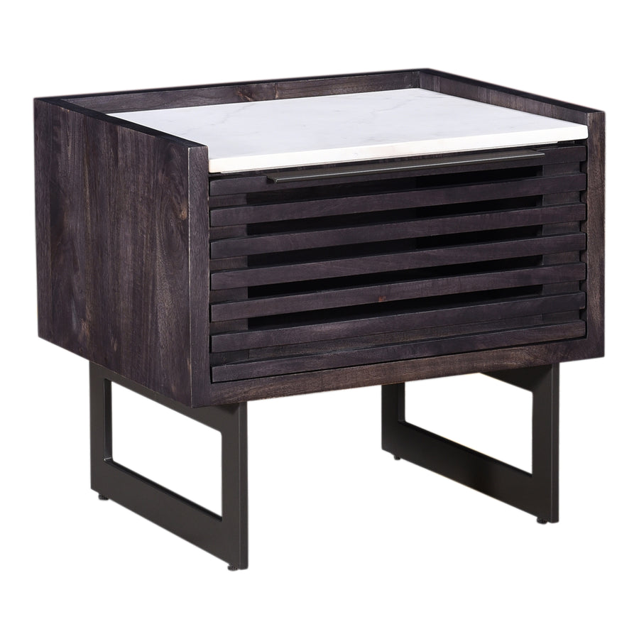 Moe's Home Paloma Nightstand in Charcoal Grey (20' x 22' x 18') - JD-1032-07