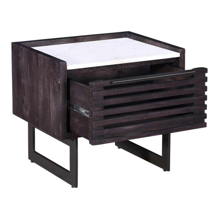 Moe's Home Paloma Nightstand in Charcoal Grey (20' x 22' x 18') - JD-1032-07