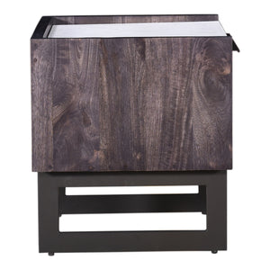 Moe's Home Paloma Nightstand in Charcoal Grey (20' x 22' x 18') - JD-1032-07