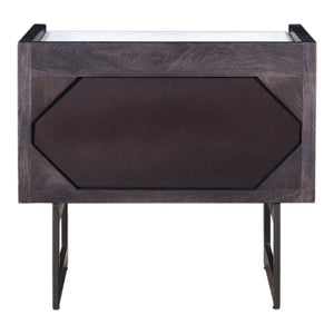 Moe's Home Paloma Nightstand in Charcoal Grey (20' x 22' x 18') - JD-1032-07