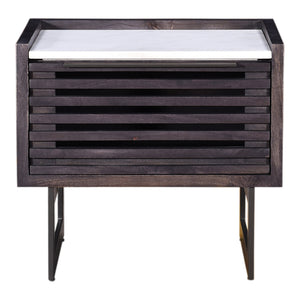 Moe's Home Paloma Nightstand in Charcoal Grey (20' x 22' x 18') - JD-1032-07