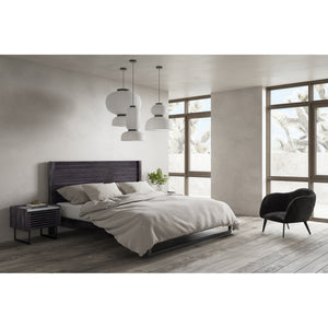 Moe's Home Paloma Nightstand in Charcoal Grey (20' x 22' x 18') - JD-1032-07