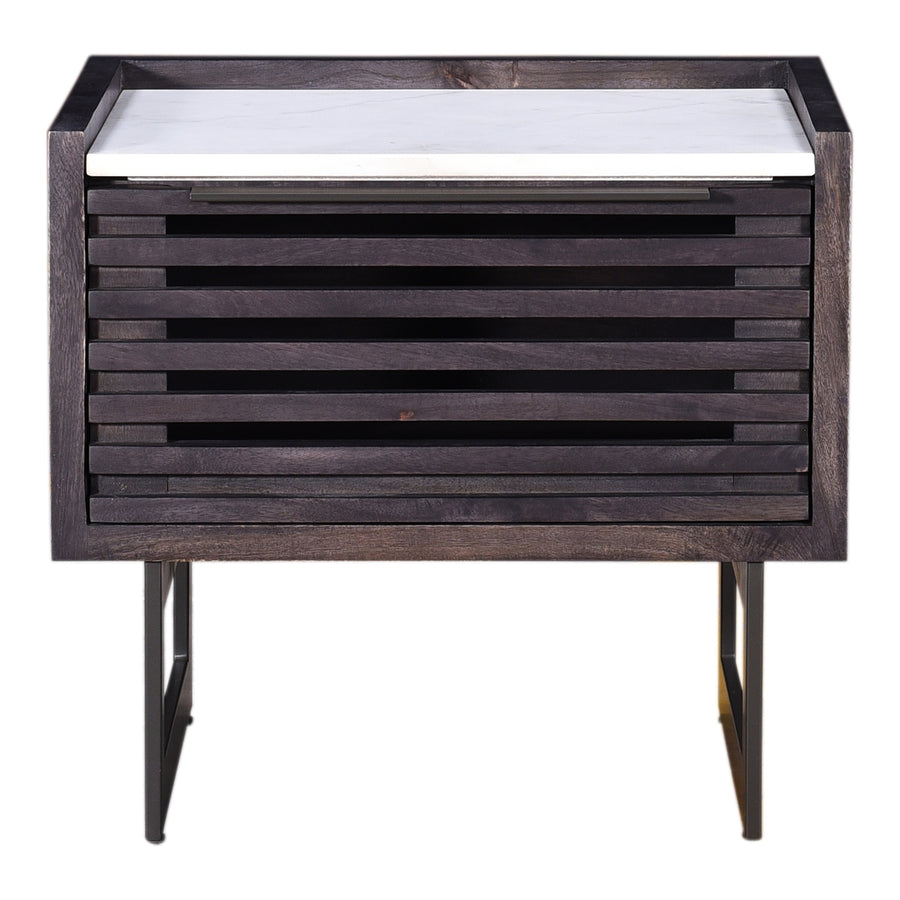 Moe's Home Paloma Nightstand in Charcoal Grey (20' x 22' x 18') - JD-1032-07