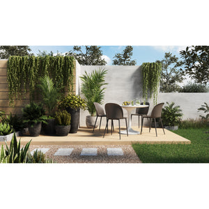 Moe's Home Tuli Dining Table in Grey (30' x 39' x 39') - JK-1004-29