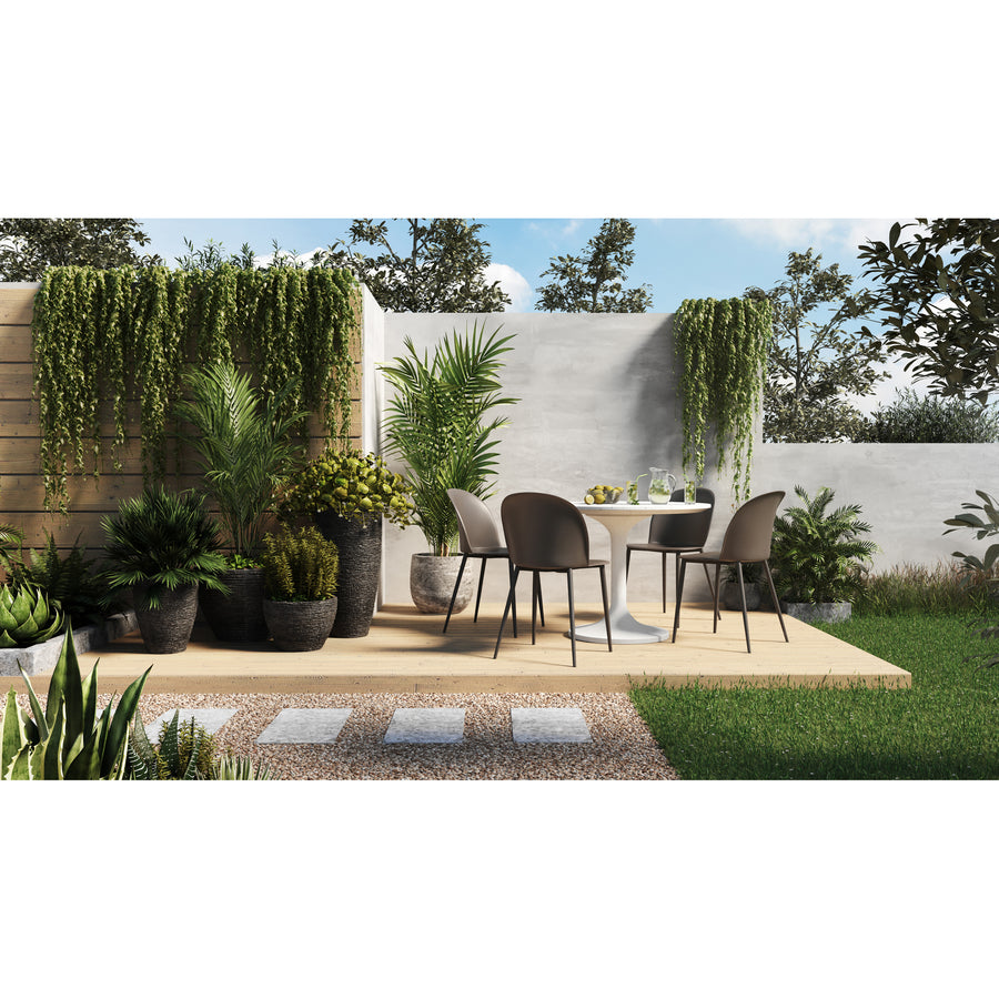 Moe's Home Tuli Dining Table in Grey (30' x 39' x 39') - JK-1004-29