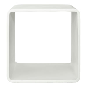 Moe's Home Cali Accent Table in White (17.75' x 17.75' x 14') - JK-1009-18