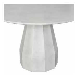 Moe's Home Templo Dining Table in Antique White (30' x 47' x 47') - JK-1010-18