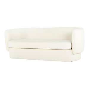 Moe's Home Koba Sofa in White (29.5' x 83.75' x 33.75') - JM-1001-18
