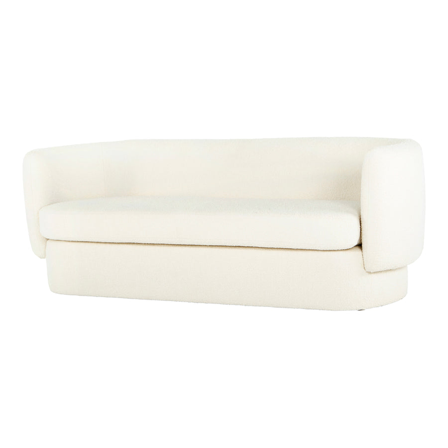 Moe's Home Koba Sofa in White (29.5' x 83.75' x 33.75') - JM-1001-18