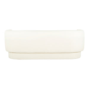 Moe's Home Koba Sofa in White (29.5' x 83.75' x 33.75') - JM-1001-18