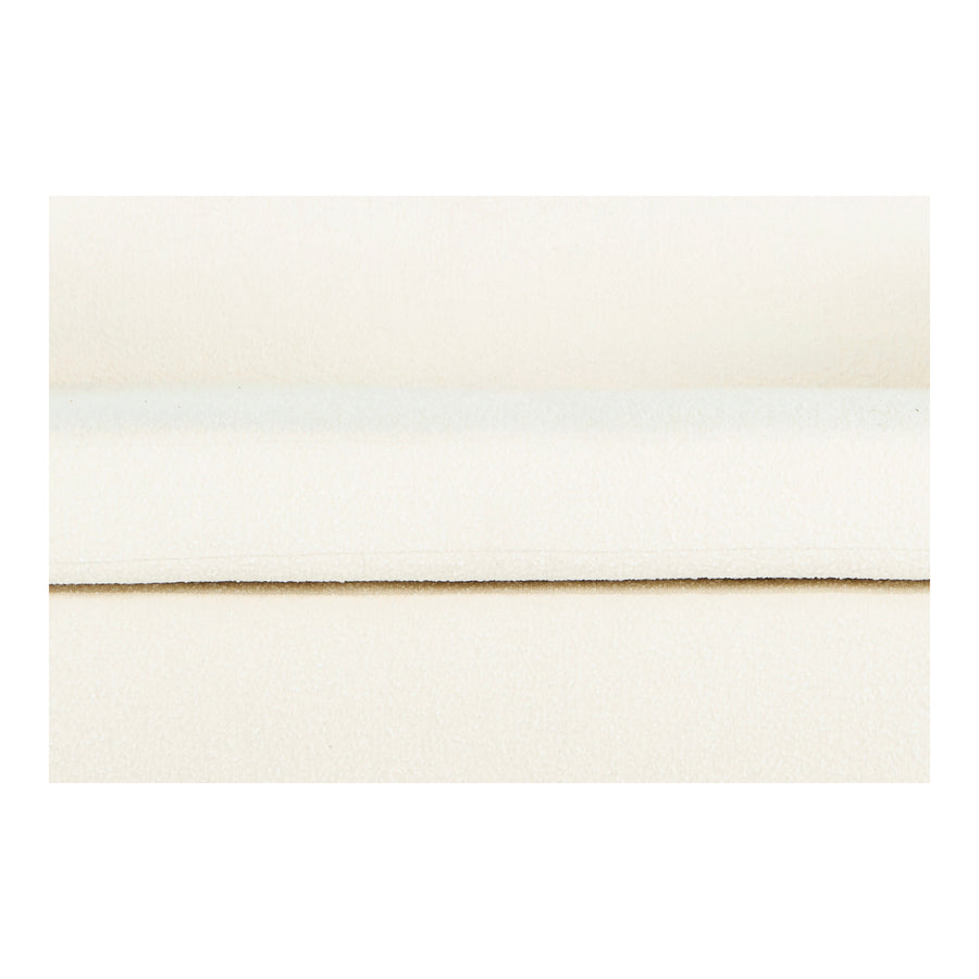 Moe's Home Koba Sofa in White (29.5' x 83.75' x 33.75') - JM-1001-18