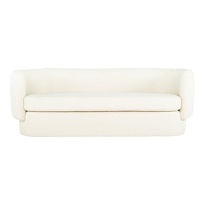 Moe's Home Koba Sofa in White (29.5' x 83.75' x 33.75') - JM-1001-18