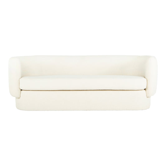 Moe's Home Koba Sofa in White (29.5" x 83.75" x 33.75") - JM-1001-18