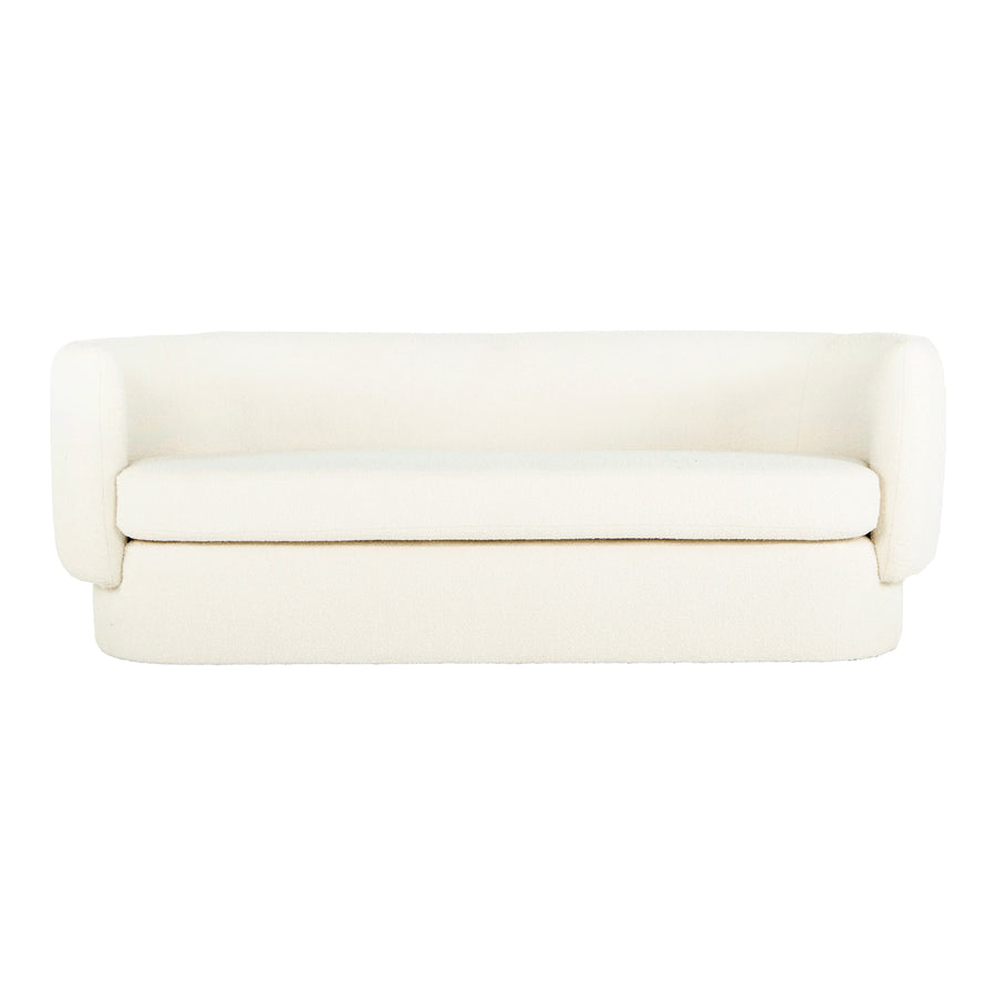 Moe's Home Koba Sofa in White (29.5' x 83.75' x 33.75') - JM-1001-18