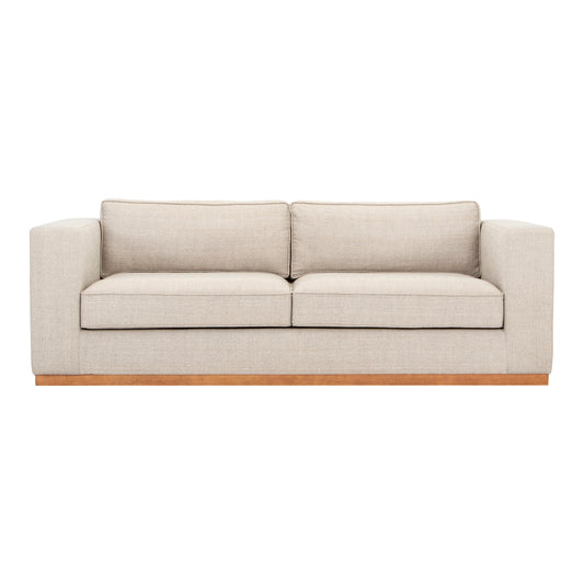 Moe's Home Theodore Sofa in Beige (30" x 86" x 36") - JM-1008-40