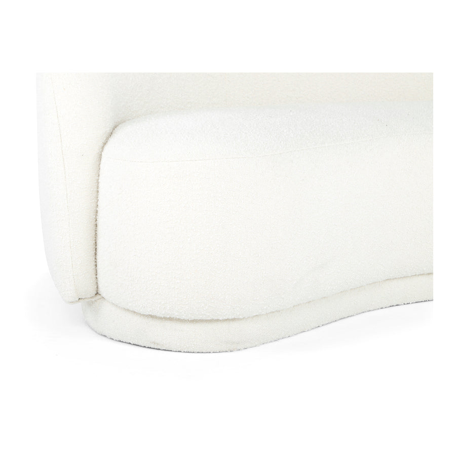 Moe's Home Excelsior Sofa in White (31.5' x 82.25' x 41.5') - JM-1009-05