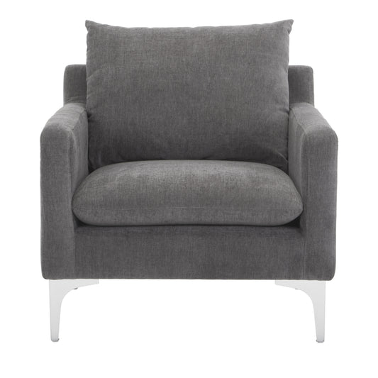 Moe's Home Paris Chair in Dark Grey (27" x 30" x 35") - JM-1010-25