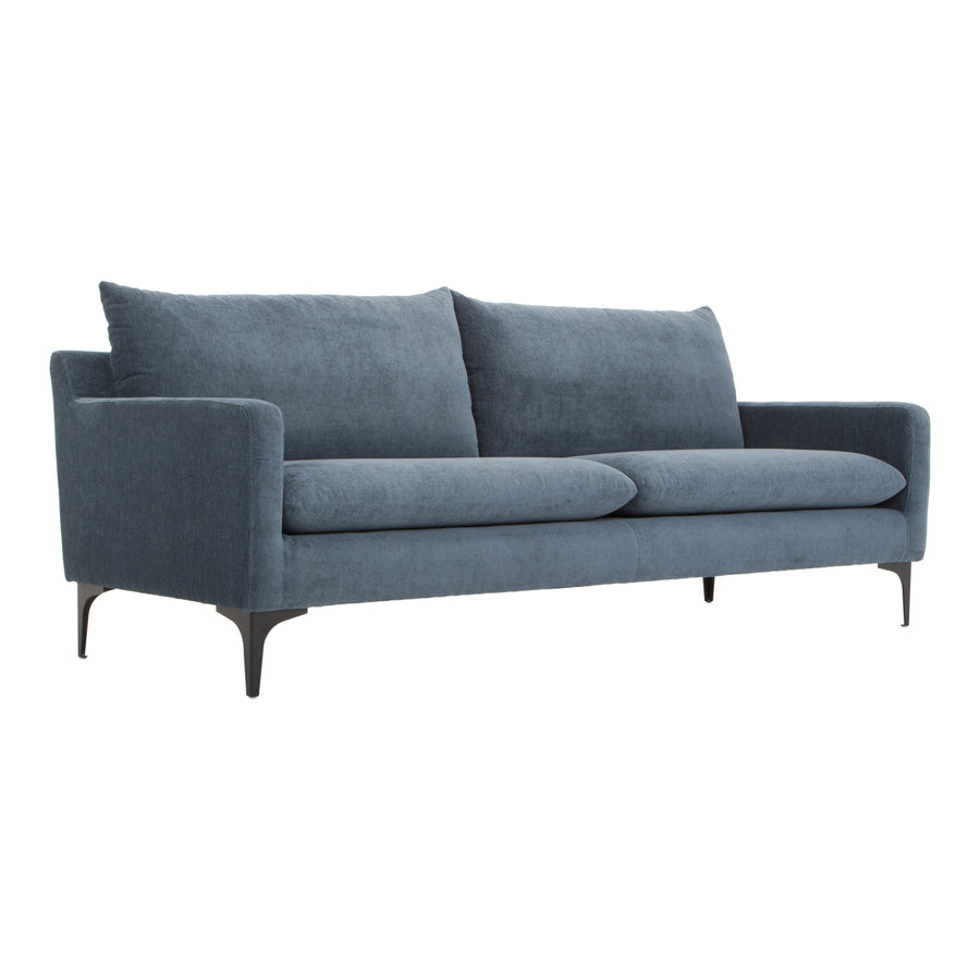 Moe's Home Paris Sofa in Blue (27' x 80' x 35') - JM-1011-26