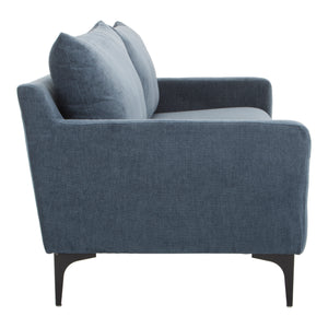 Moe's Home Paris Sofa in Blue (27' x 80' x 35') - JM-1011-26