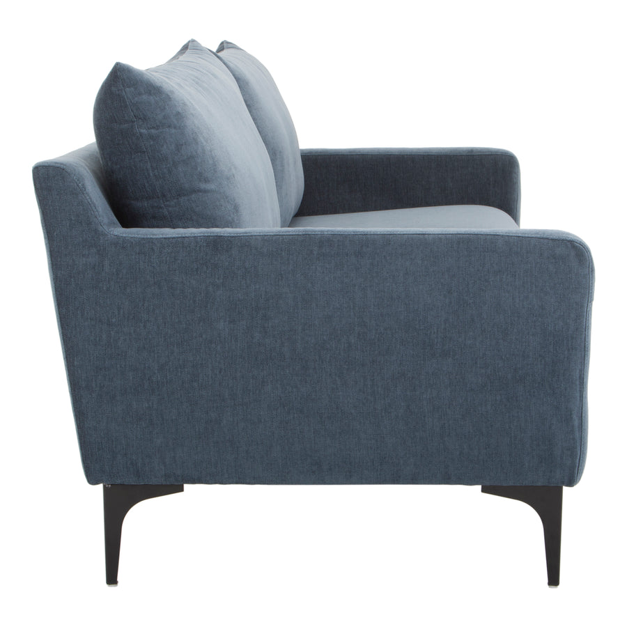 Moe's Home Paris Sofa in Blue (27' x 80' x 35') - JM-1011-26