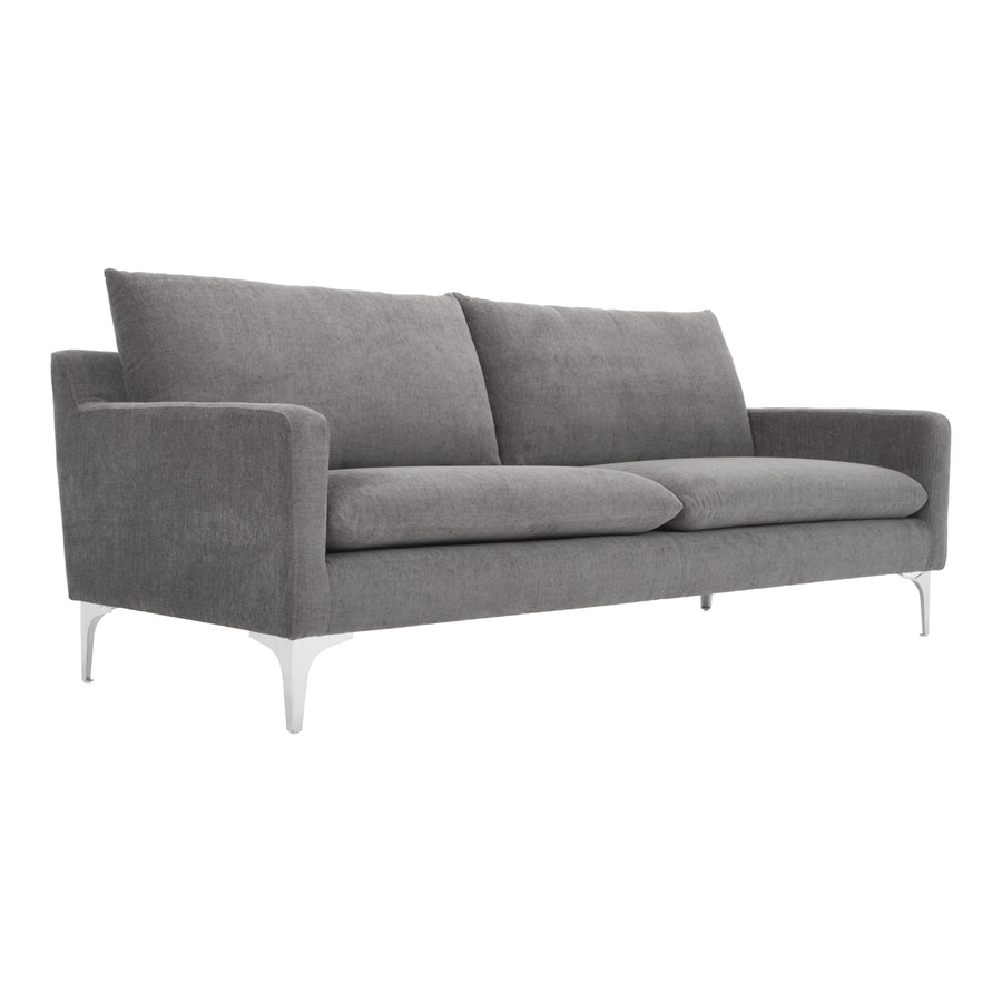Moe's Home Paris Sofa in Dark Grey (27' x 80' x 35') - JM-1012-25