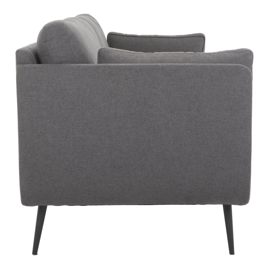 Moe's Home Rodrigo Sofa in Dark Grey (34' x 82' x 33') - JM-1015-02