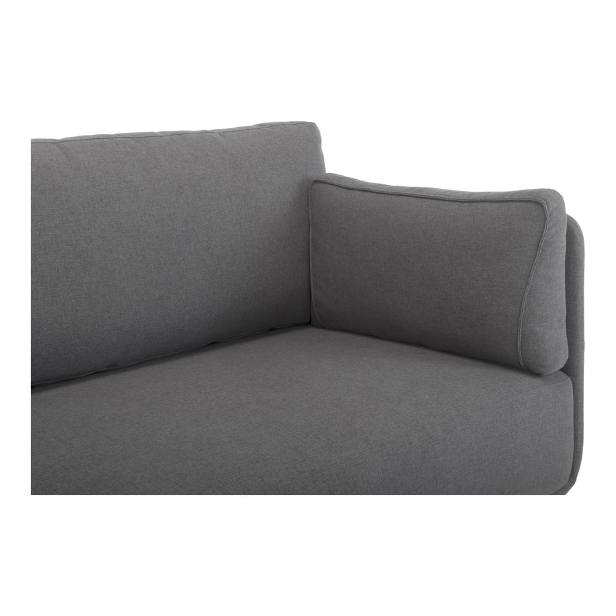 Moe's Home Rodrigo Sofa in Dark Grey (34' x 82' x 33') - JM-1015-02