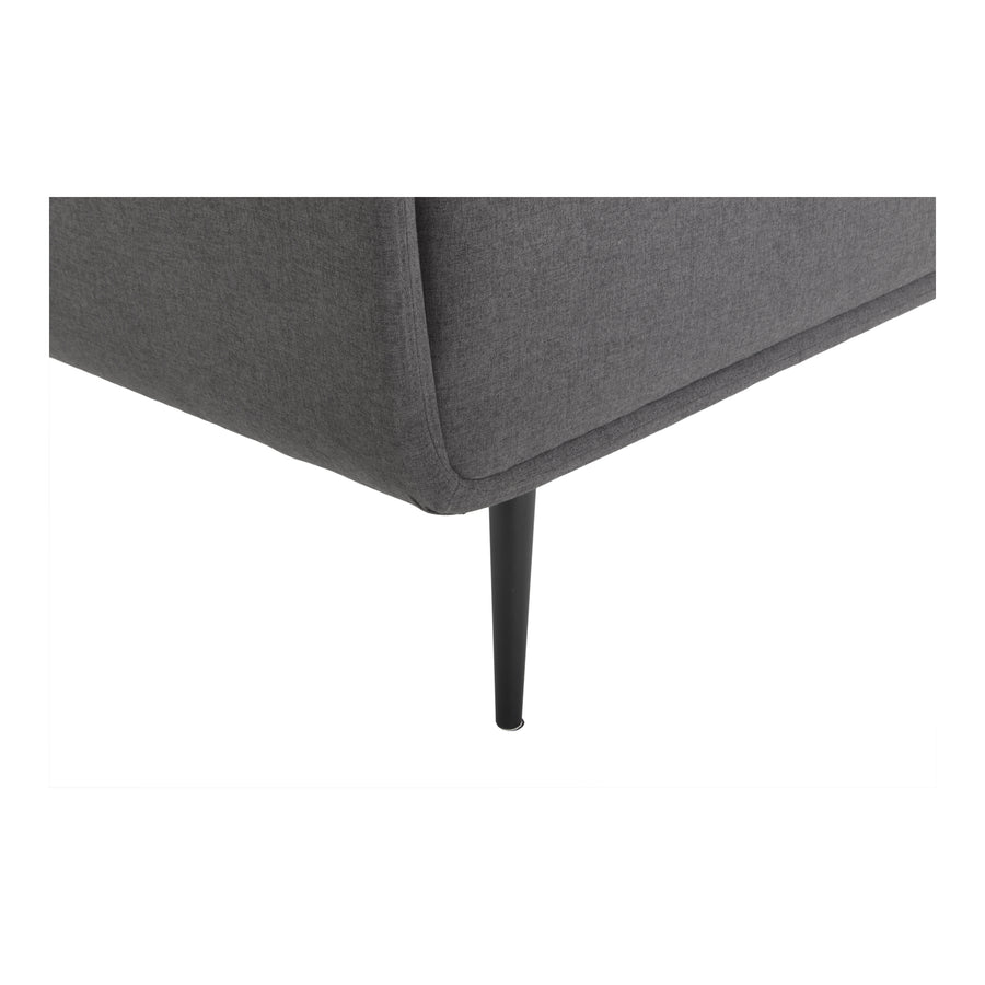 Moe's Home Rodrigo Sofa in Dark Grey (34' x 82' x 33') - JM-1015-02