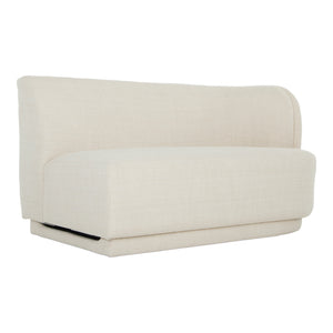 Moe's Home Yoon Sofa in Sweet Cream (32.25' x 59.5' x 35.5') - JM-1018-05