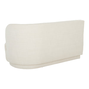 Moe's Home Yoon Sofa in Sweet Cream (32.25' x 59.5' x 35.5') - JM-1018-05
