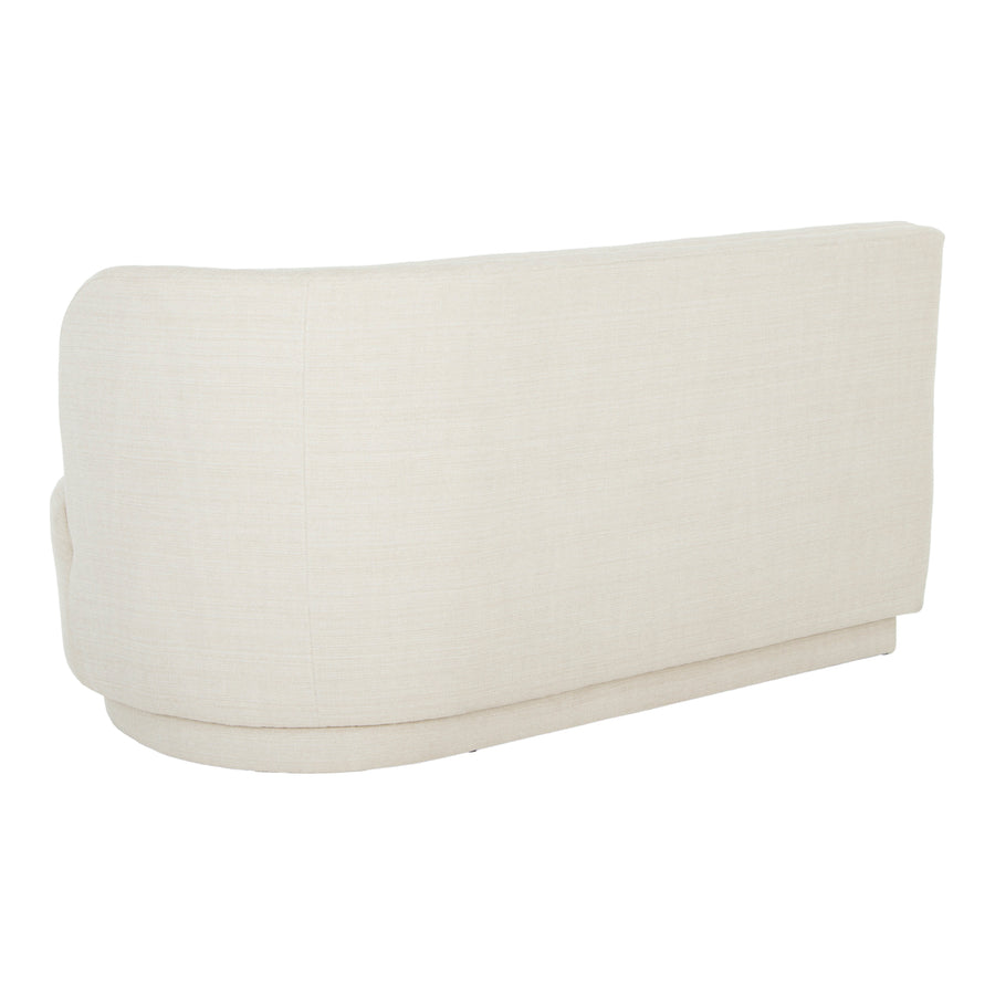 Moe's Home Yoon Sofa in Sweet Cream (32.25' x 59.5' x 35.5') - JM-1018-05