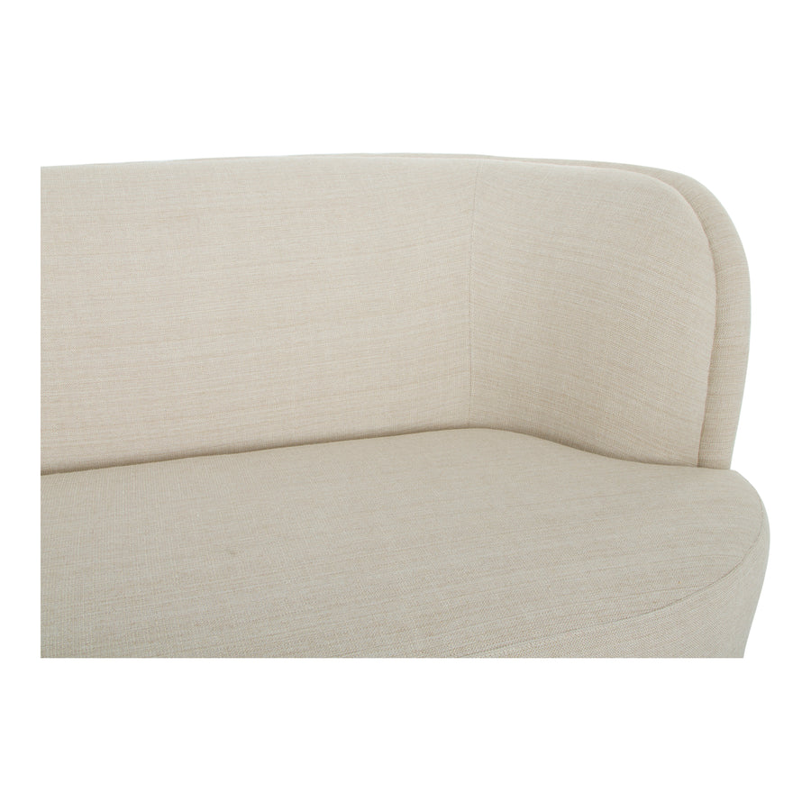 Moe's Home Yoon Sofa in Sweet Cream (32.25' x 59.5' x 35.5') - JM-1018-05